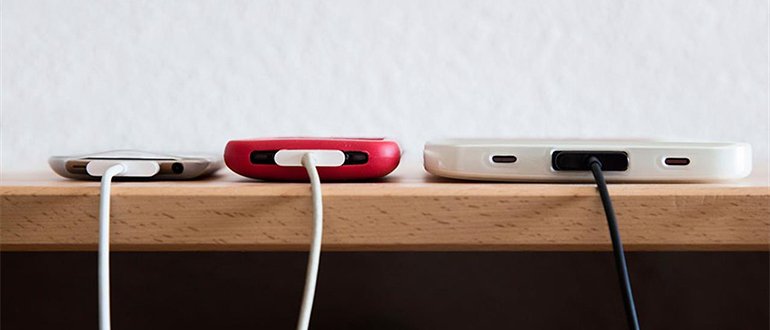 Les téléphones sont en charge