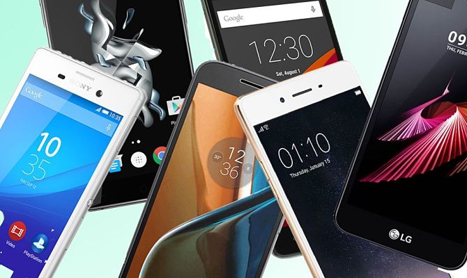 Smartphones modernes