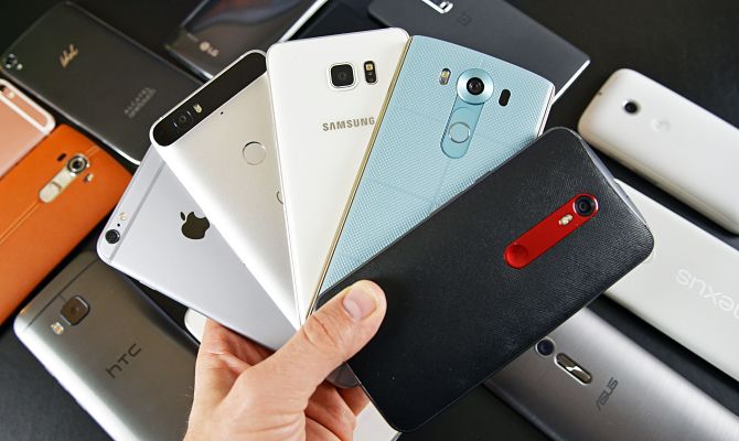 Téléphones modernes