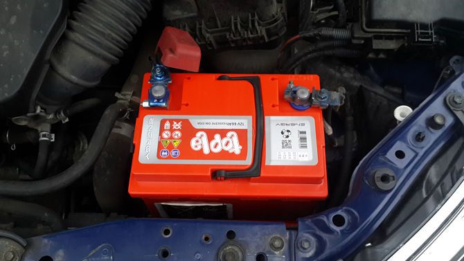 Installé dans la voiture