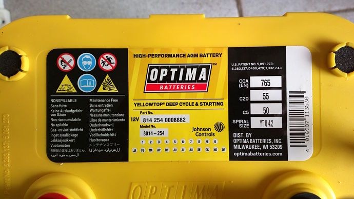 Couvercle supérieur de la batterie
