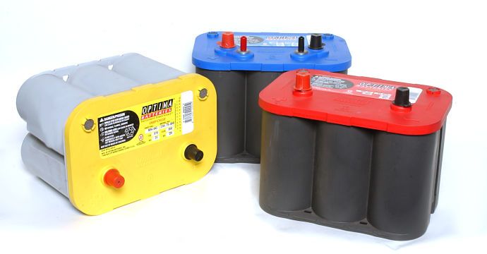 Types de batteries Optima