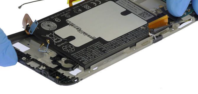 Smartphone démonté
