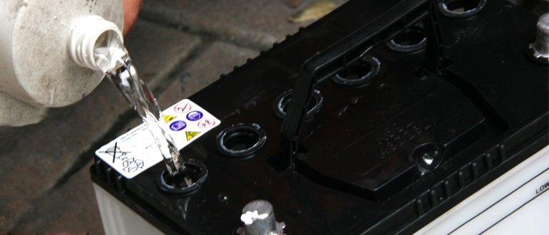 Remplacement d'électrolyte