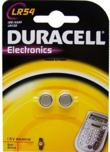 Remplace duracell LR1130 LR54