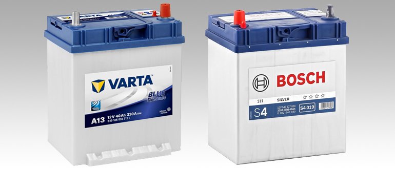 Varta et Bosch