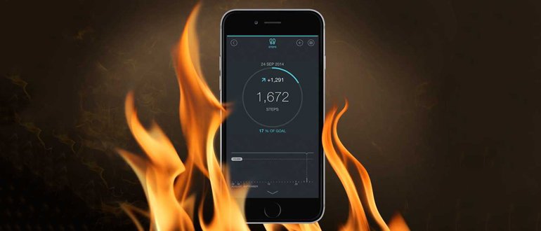 Le téléphone chauffe et se couche rapidement