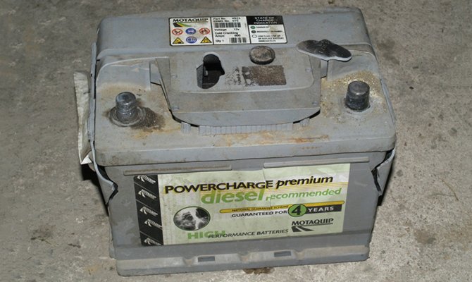 Explosion de la batterie