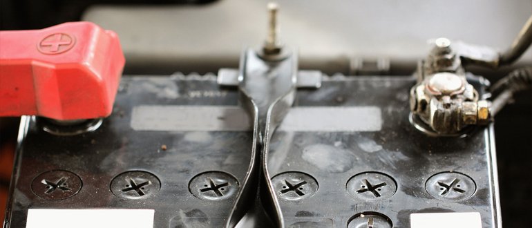 Batterie correctement connectée